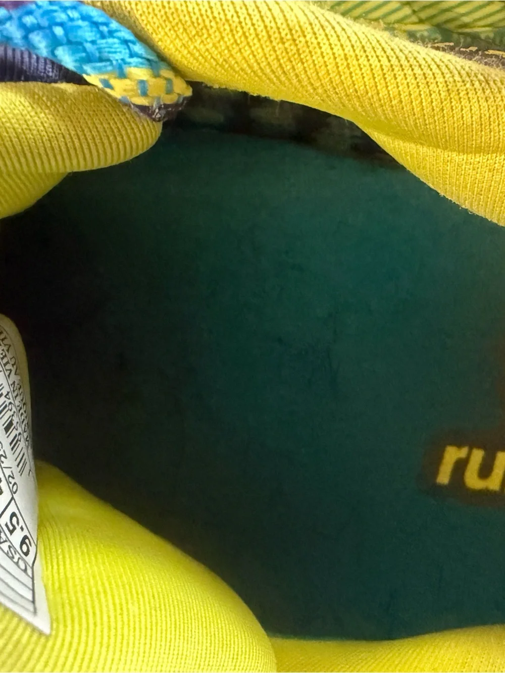 Brooks  Blue and Yellow RunDisney Inspired Sneakers